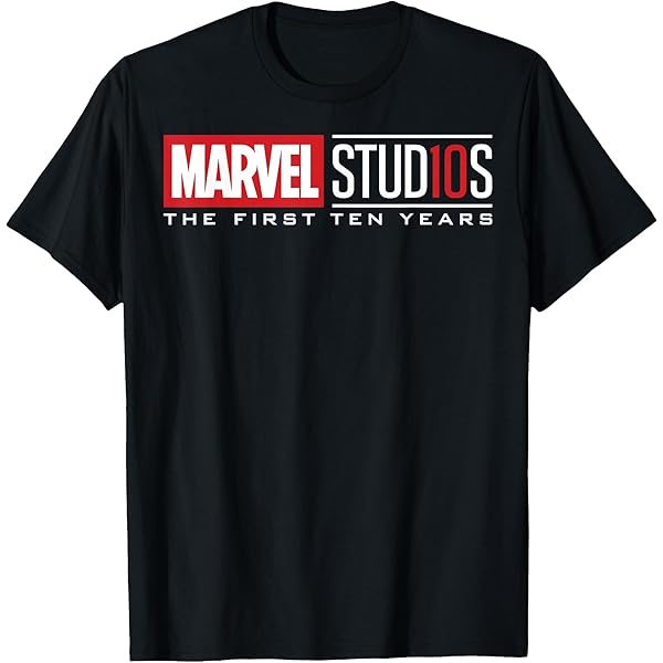 Amazon.com: Marvel Studios First Ten Years Full Cast Graphic T